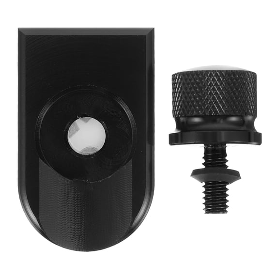 IBASETOY 1Pc Motorcycle Rear Seat Bolt Kit Black Aluminum Alloy Screw Nut Easy Install Quick Release
