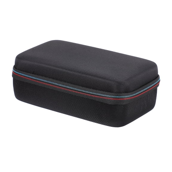 IBASETOY 1Pack Protective Storage Box Black EVA Shockproof Zipper Design for Digital Accessory Storage