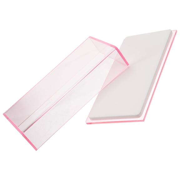 IBASETOY Red Cosmetic Organizer Eyelash Case Keeps False Lashes Clean and in Perfect Shape