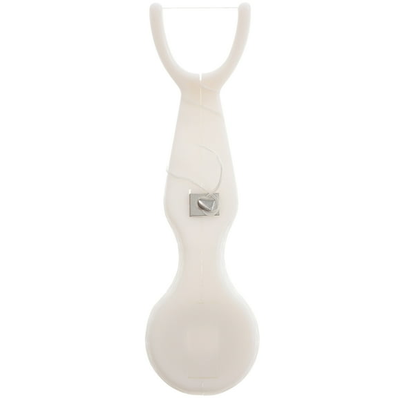 IBASETOY 1Pcs Dental Floss Holder Tooth Cleaner White Reusable Floss Tool Home Use