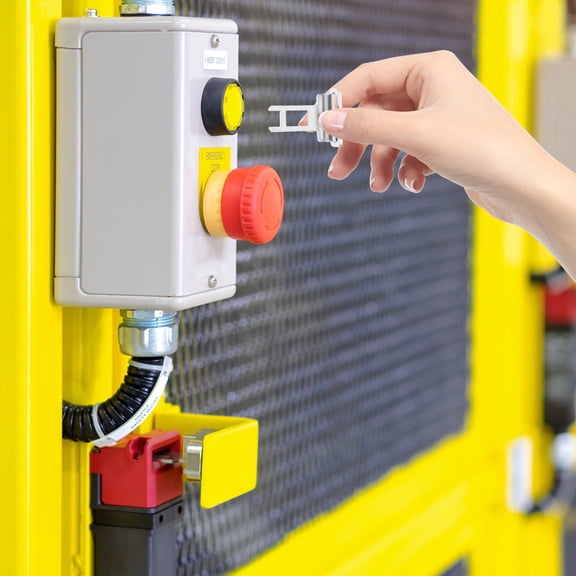 IBASETOY Iron Door Lock Switch Silver for Door Lock Actuating 1Pcs