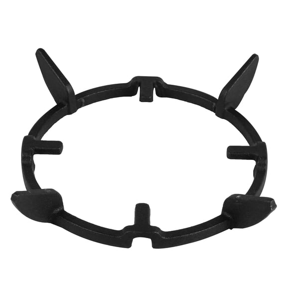 IBASETOY 1Pc Household Gas Stove Stand Black Skid Resistant Pan Support Rack for Kitchen