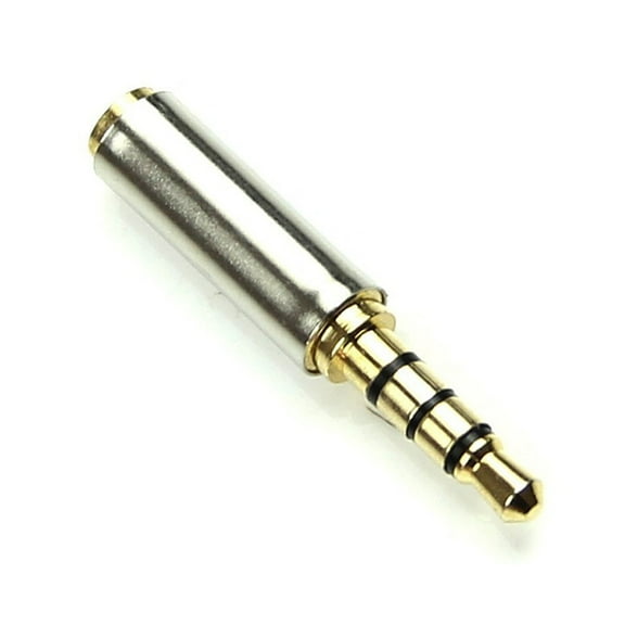 IBASETOY  Headphone Adapter Plug 2.5 to 3.5 Golden for Clear Audio Quality