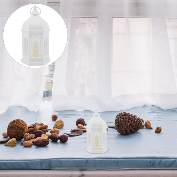 IBASETOY 1Pcs Lantern Decorative White for Christmas Style Baby Showers Events Decor