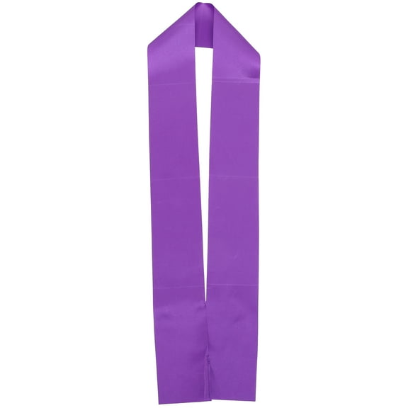 IBASETOY 1Pcs Purple Plain Satin Sash for Sash Bridal Shower Hen Party Decorations