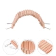 thumbnail image 1 of IBASETOY 1Pc Solid Wood Reptiles Hiding Cave Chocolate Multi-Function Small Pet Shelter Ladder, 1 of 6