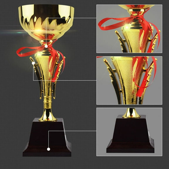 IBASETOY 1Pcs Sports Trophy Metal Recognition of Effort for Spelling Bee