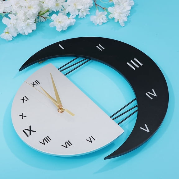 IBASETOY 1Pcs Wall Clock Decorative Silent Square Timekeeping Assorted Color for Friends and Co-workers