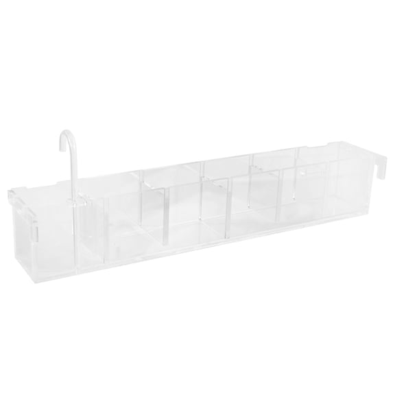 IBASETOY Transparent Acrylic Fish Tank Filter Box, Wall-Mounted, for Home and Store