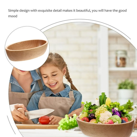 IBASETOY 1Set Food Serving Tray Boat Shape Oak Wood Rustic Design Simple Style Table Decor