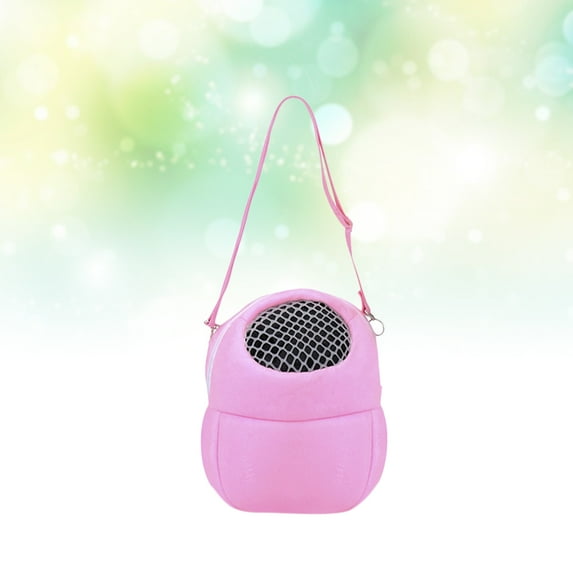 IBASETOY 1Pc Pink Pet Pouch for Outdoor Hamster Carrier Lightweight Durable and Easy to Clean