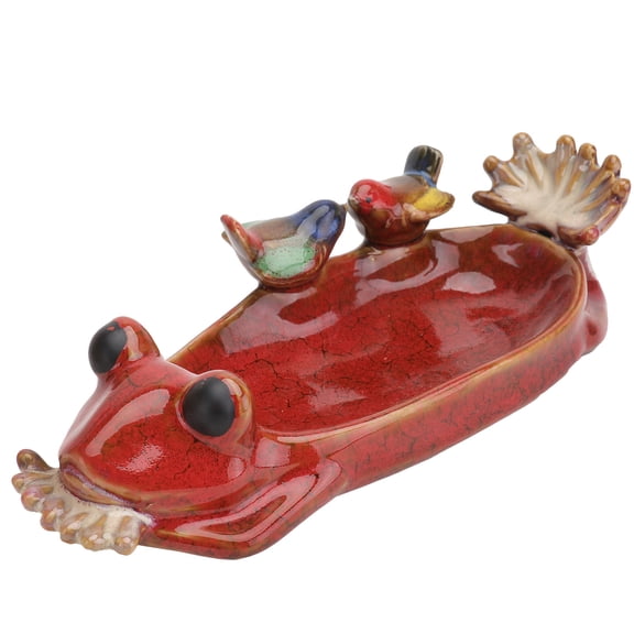 IBASETOY 1pc Ceramics Planter Container Red Succulent Flowerpot Succulent Plant Container Flowerpot Adornment