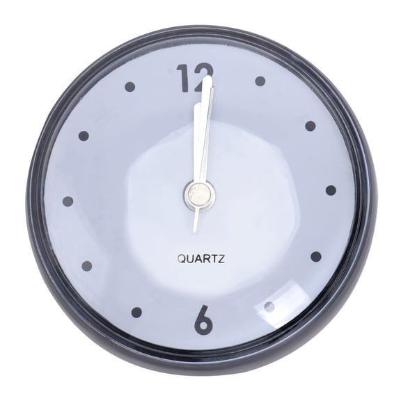 IBASETOY 1Pc Anti Fog Waterproof Sucker Clock for Kitchen and Bathroom Use