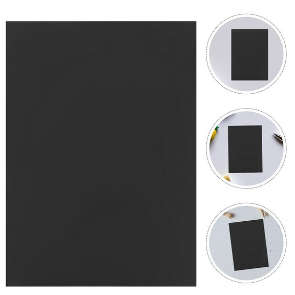 IBASETOY Heavyweight Black Cardstock Paper Easy to Cut for Drawing Printing and Creative Crafts