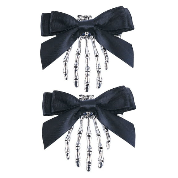 IBASETOY 2 Pcs Hair Decorations Skull Hand Shape Headdress for Women