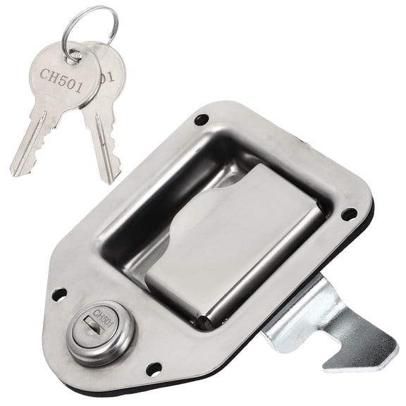 IBASETOY 2 x Keys Camper Door Lock Replacement Stainless Steel Rust Proof