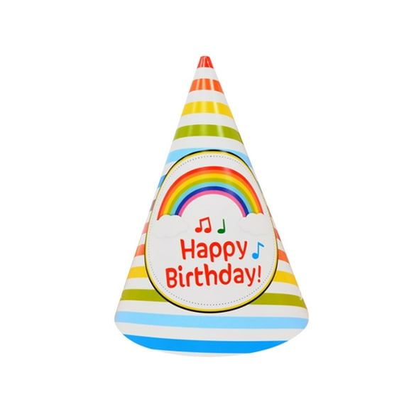 IBASETOY 20 Pcs Birthday Crown Paper Assorted Decorations for Friends