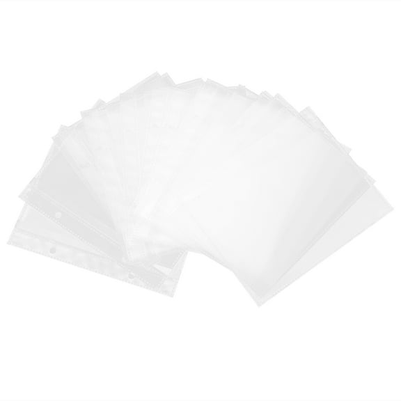 IBASETOY 20 Pcs Sleeve Pages Album Refillable Page Transparent Plastic Storage For Scrapbooking