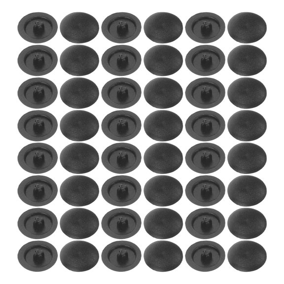 IBASETOY 200Pcs Plastic Screw Cover Caps Black for Decorative Use on Light Fixture and Electrical Screws
