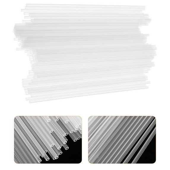 IBASETOY 200pcs Spray Can Plastic Replacement Nozzle Tips Extension Tubes for Rust Remover Lubricant