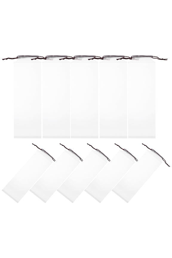 20Pcs Transparent Umbrella Storage Bags with Straps for Easy Folding Umbrella Carrying