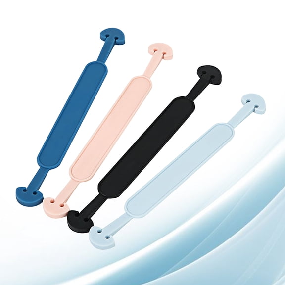 IBASETOY 20Pcs Elastic Cord for Masks Plastic Black Ergonomic Design Mask Accessories