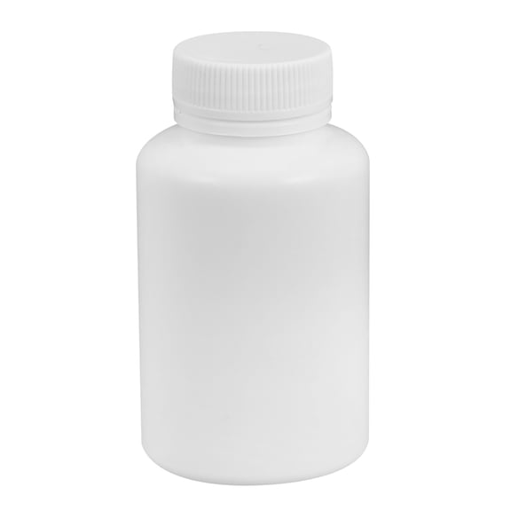 IBASETOY 20Pcs White Plastic Pill Bottles with Screw Caps for Pills and Powder Storage