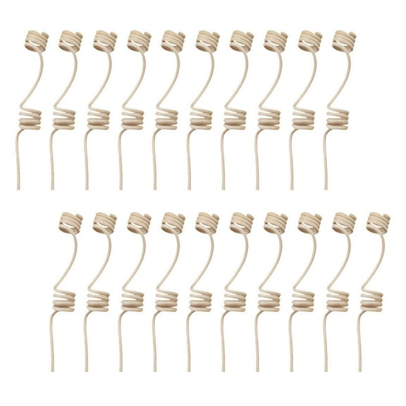 IBASETOY 20Pcs Yellow Rattan Diffuser Sticks Natural Reed Aroma for Living Room and Office Use