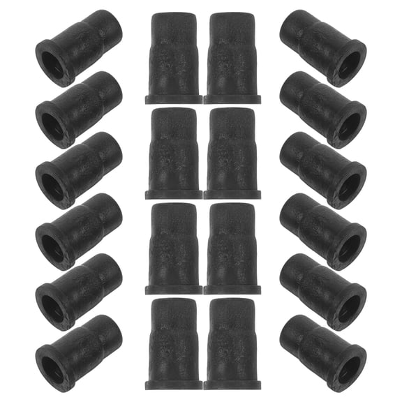 IBASETOY 20Pcs Hammer in ABS Caster Sleeve Inserts for Stem Casters and Chair Legs