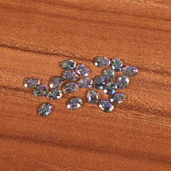 IBASETOY 20pcs Nail Decor Skull Nail Decals Glass for Women Home and Salon Use