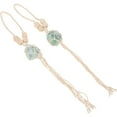 thumbnail image 1 of IBASETOY 2Pcs Car Rearview Mirror Hanging Decor Natural Stone Pendant Green for Decoration, 1 of 6