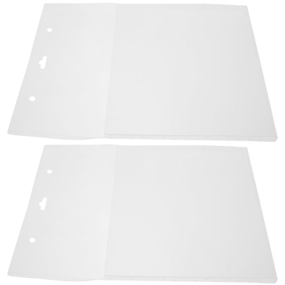 IBASETOY 2Pcs Wall Mail Organizer Transparent File Holder Practical Lightweight Wall Mount