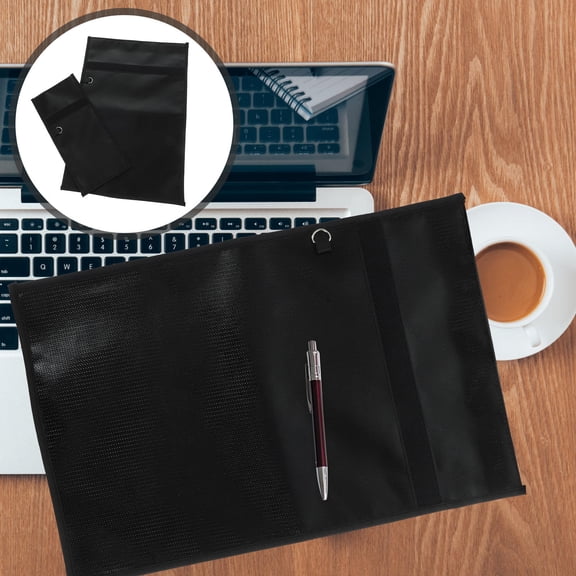 IBASETOY 2Pcs Fire Proof Pouches as Bags for Business Users and Travelers 10.4x4.8in