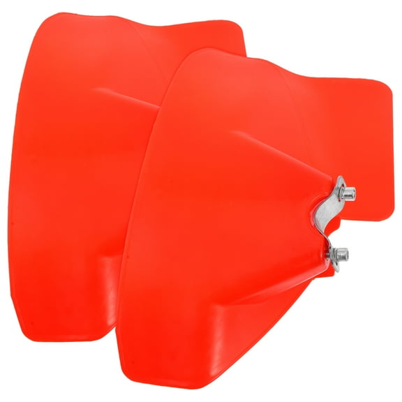 IBASETOY 2Pcs Red Lawn Mower Grass Guards for Home Use Trimmer Replacement Parts