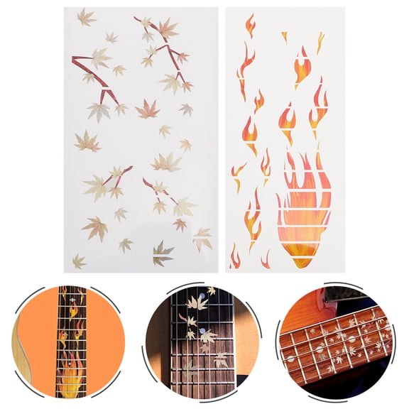 IBASETOY Electric Guitar Sticker Decorative Patch Easy to Apply and Remove in Assorted Colors