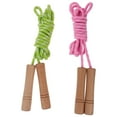 thumbnail image 1 of IBASETOY 2Pcs Adjustable Sports Jump Rope for Training with Comfortable Handles and Wear Resistant Assorted Colors, 1 of 8