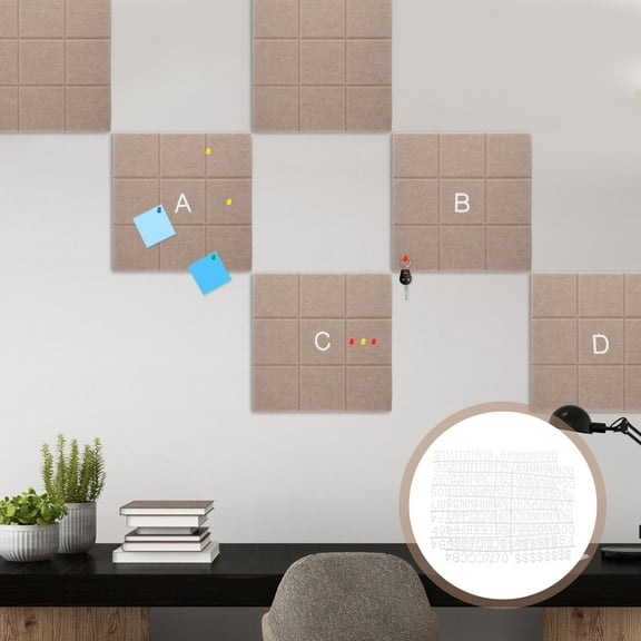 IBASETOY 2Pcs Letters for Poster Board in Sleek Design for Changeable Messages in Classroom