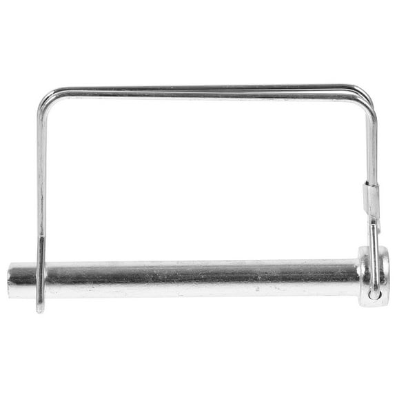 IBASETOY 2Pcs Locking Receiver Hitch Pins Trailer Coupler Pin Zinc Alloy Silver For Farming Gardening