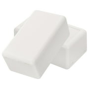 IBASETOY 2Pcs White Plastic Outlet Junction Box Outdoor Electrical Box with Compact Portable Design
