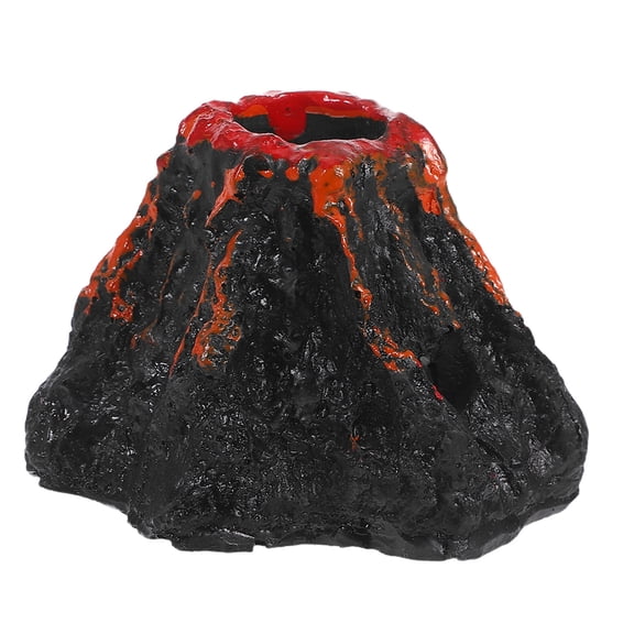 IBASETOY 2Pcs Resin Volcano Terrarium Decor Miniature Volcano Garden Enhancement Office Placement