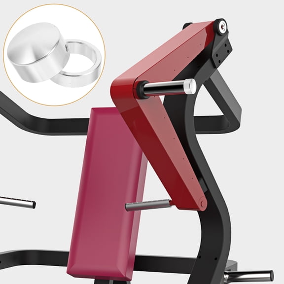 IBASETOY 2Pcs Round Handlebar End Caps In Aluminum Alloy For Fitness Enthusiasts