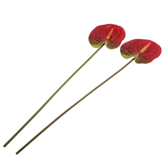 IBASETOY 2Pcs Shape Tape Artificial Plant Flower Arrangement Home Decoration 11.8x5.7in