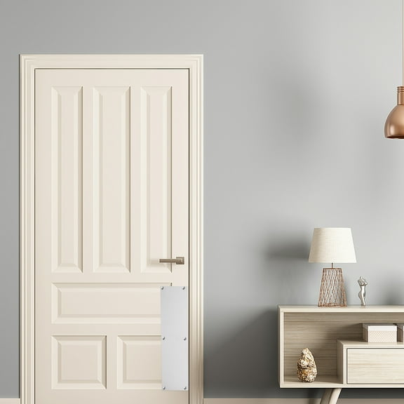 IBASETOY 2Pcs Stainless Steel Door Kick Plate Protect Door Indoor Outdoor Use