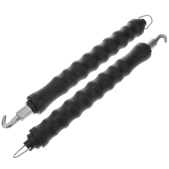 IBASETOY 2Pcs Wire Twisting Fence Tool Practical Black Steel Automatic Retraction Tools for Workers