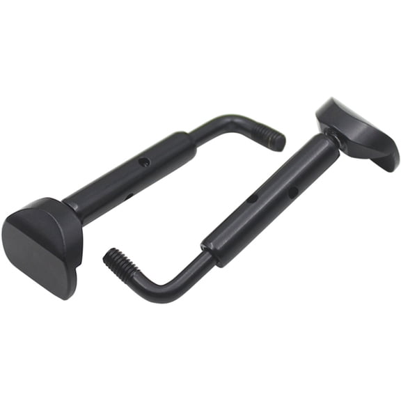 IBASETOY 2Set Cheek Rest Clamp Black Metal for Violin Tools Performance for Musicians
