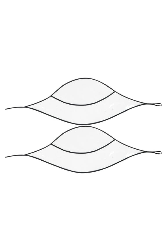 2Set Clear Rain Caps Waterproof Hat for Women Daily Use Rainy Days