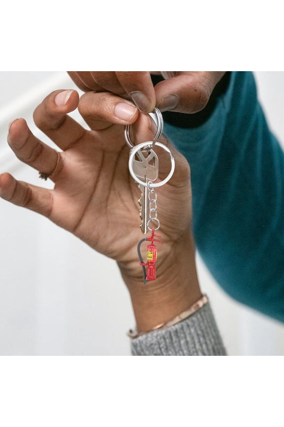 reflective firefighter keychain Keychain Red 2Pack