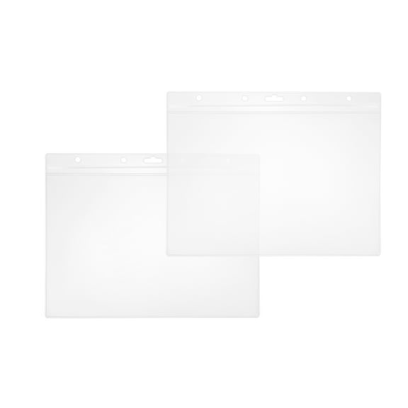 IBASETOY 2Pcs Space-Saving Transparent Document Protective Covers for Files and Certifications