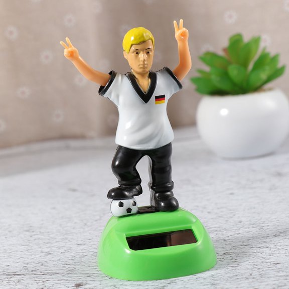 IBASETOY 2Pcs Solar Powered Swing Car Decoration Assorted Color Car Interior Ornament