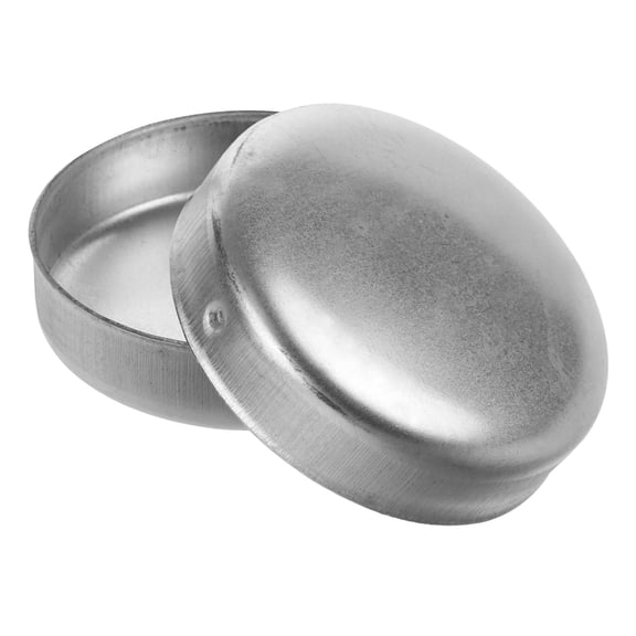 IBASETOY 2Pcs Plated Silver Metal Warning Post Caps Suitable for Outdoor Use Durable Rebar Material Accessory